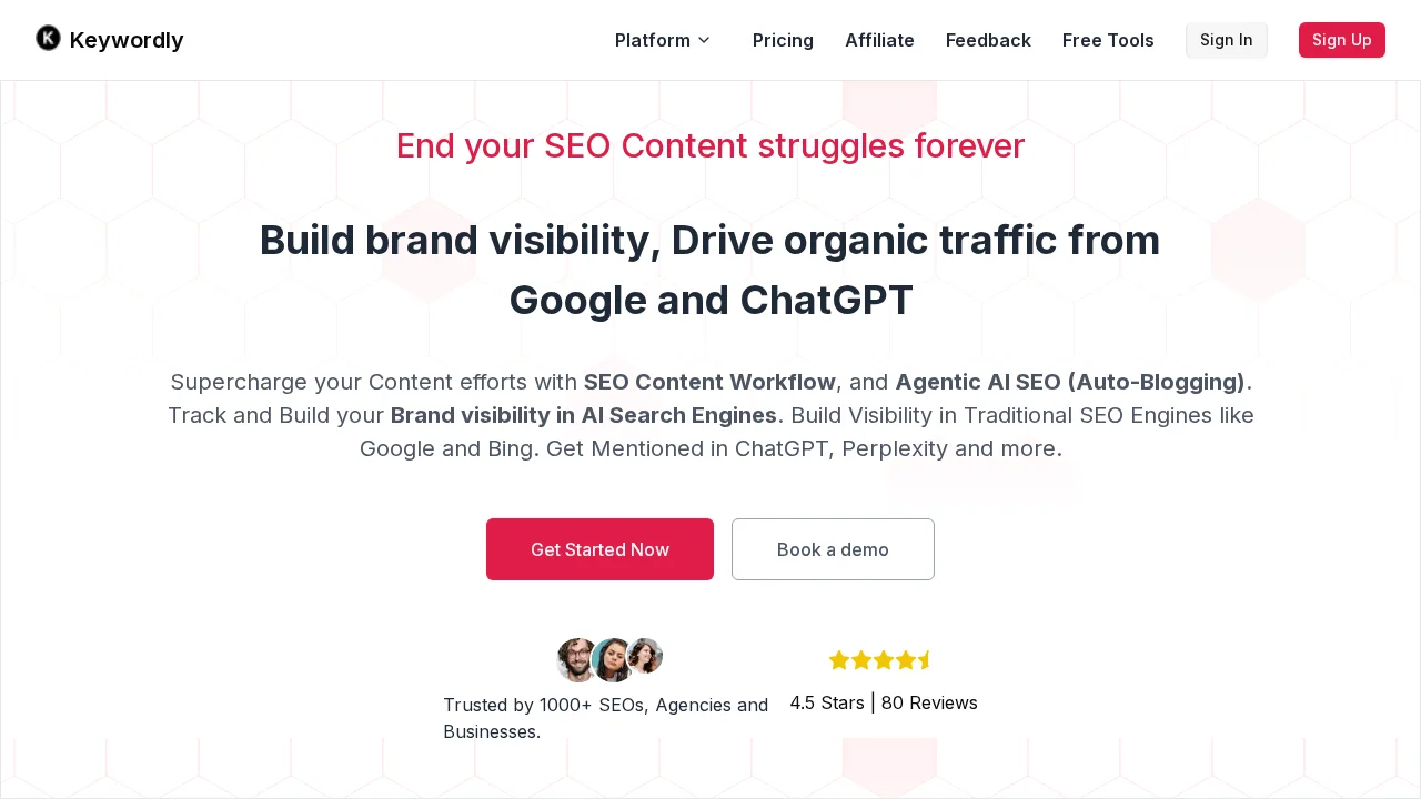 Keywordly Auto-pilot screenshot 1