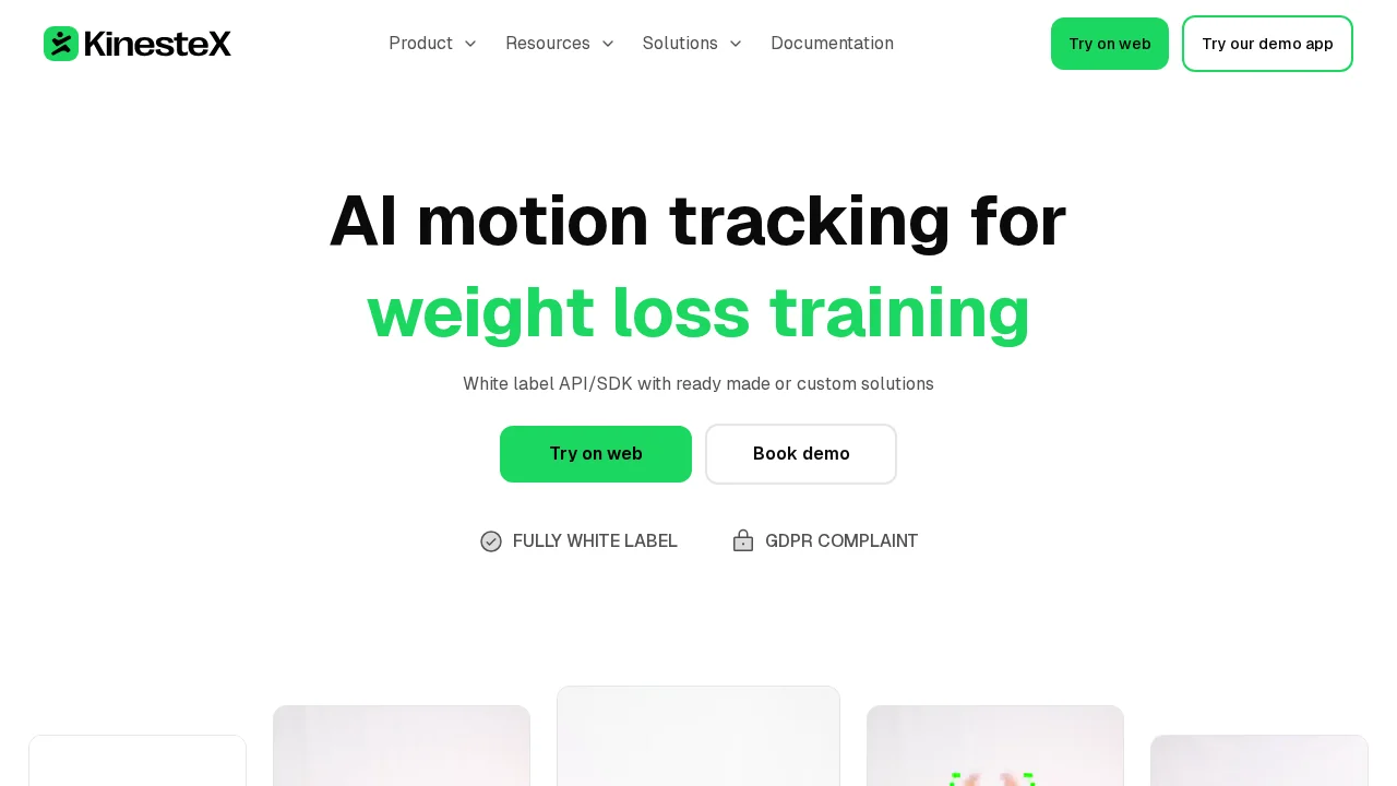 KinesteX AI Personal Trainer in your Digital Health P... screenshot 1