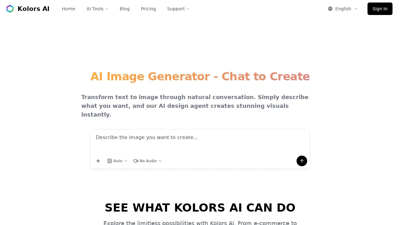 Kolors AI screenshot 1