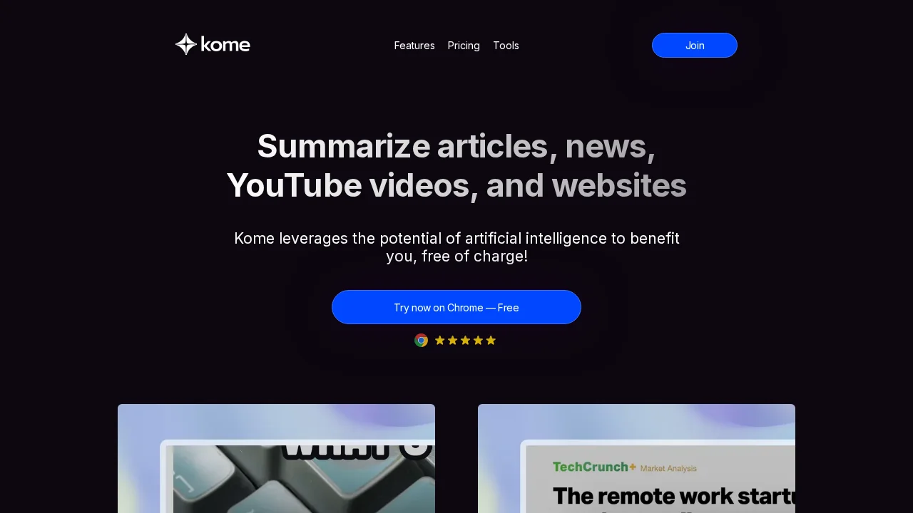 Kome Summaries screenshot 1