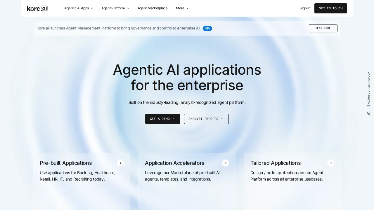 Kore.ai screenshot 1