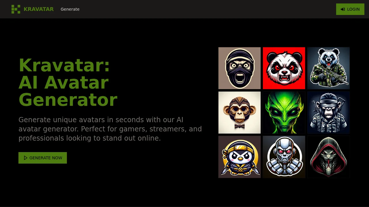 Kravatar screenshot 1