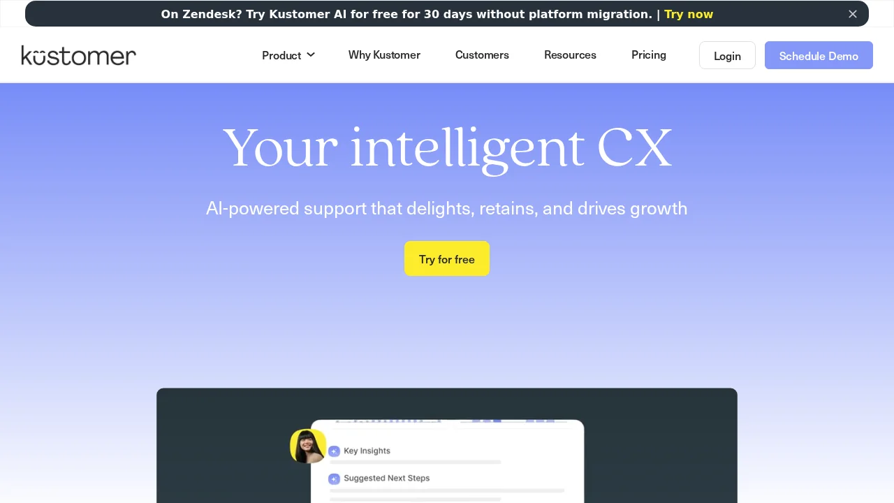 Kustomer screenshot 1