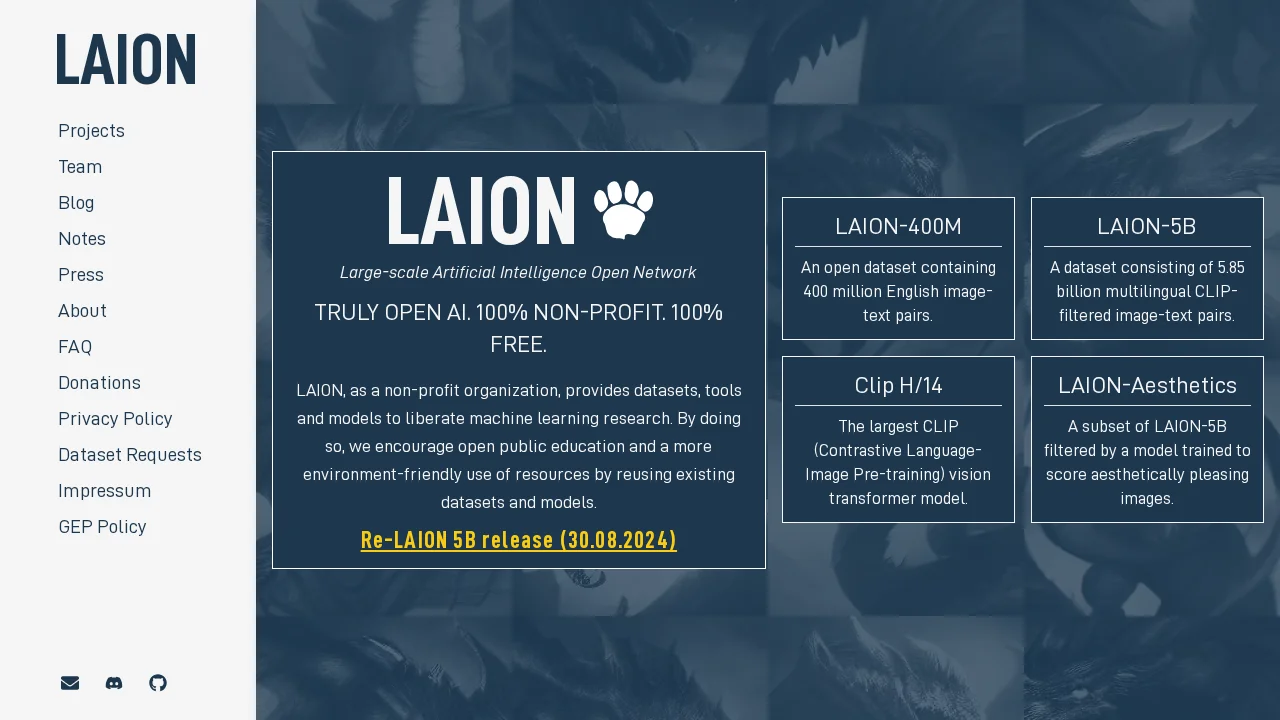 LAION screenshot 1