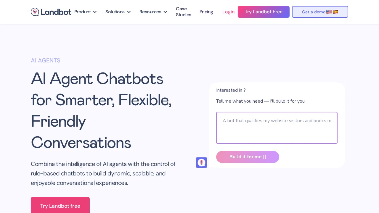 Landbot Chatbots screenshot 1