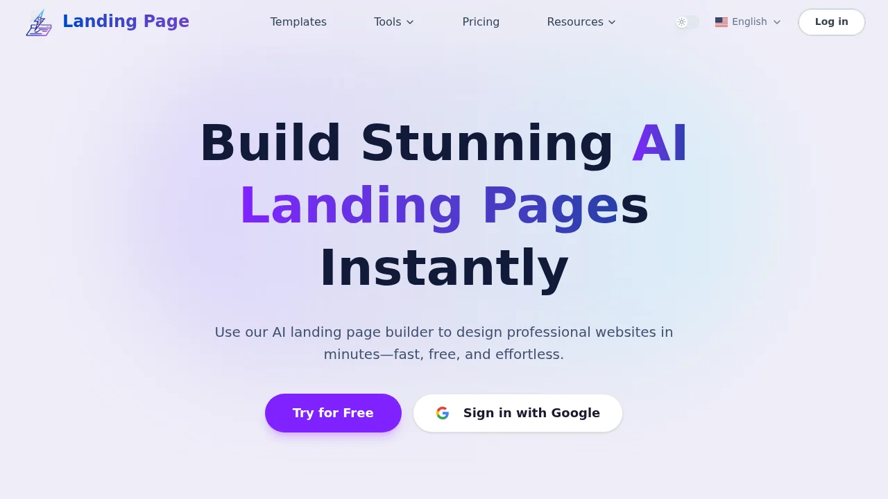 Landing-Page.io screenshot 1