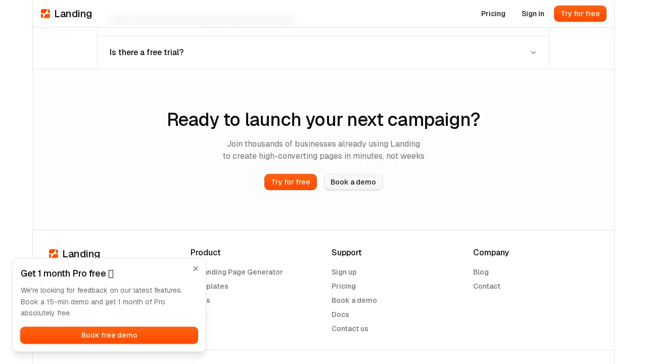 Landing.so screenshot 1