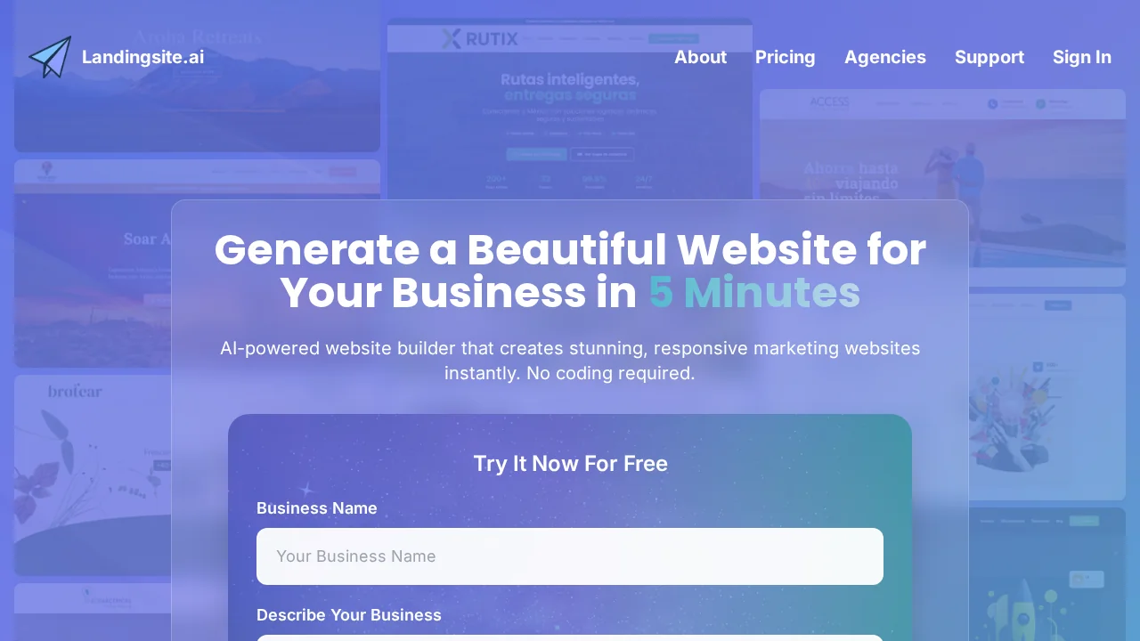 Landingsite screenshot 1