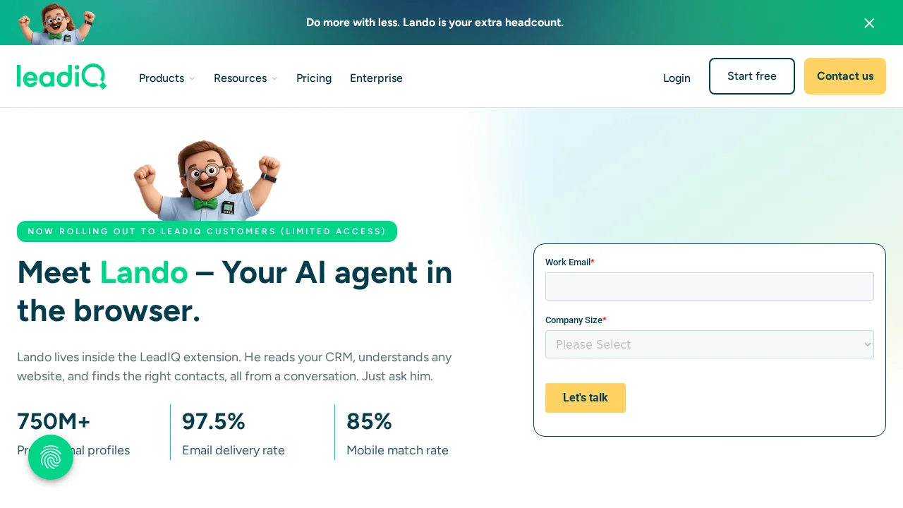 Lando by LeadIQ screenshot 1