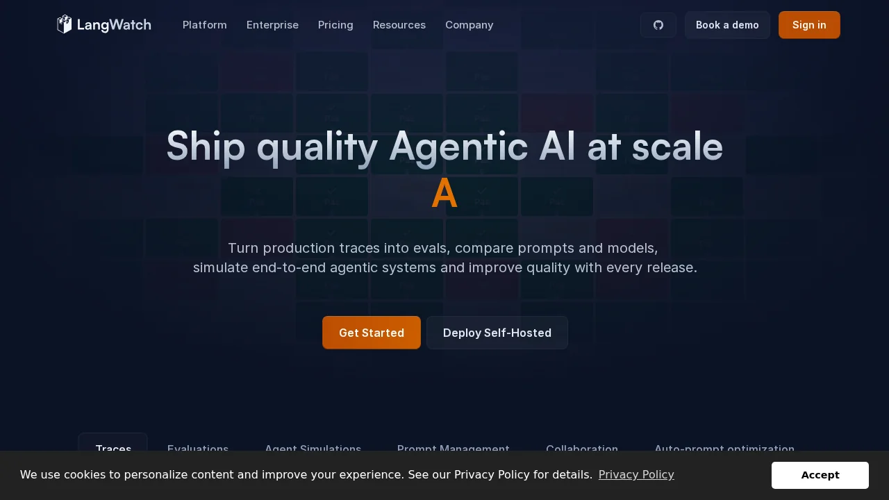 LangWatch screenshot 1