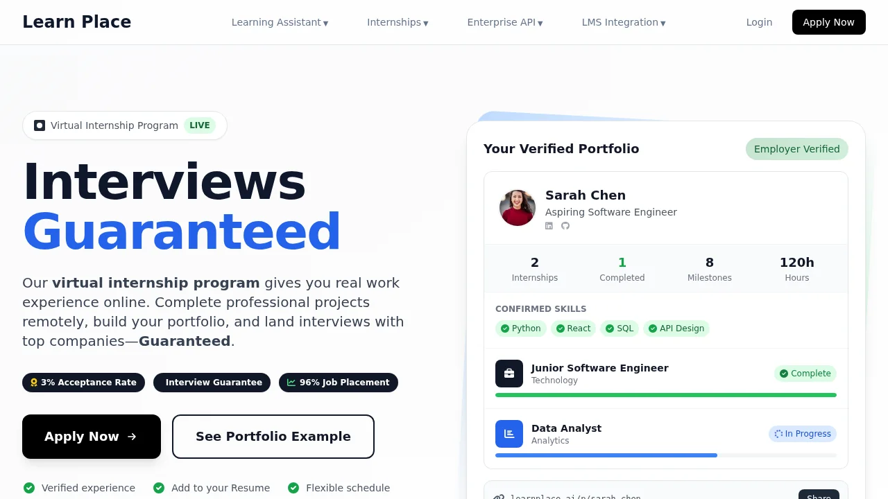 Learn Place Verified Experience screenshot 1