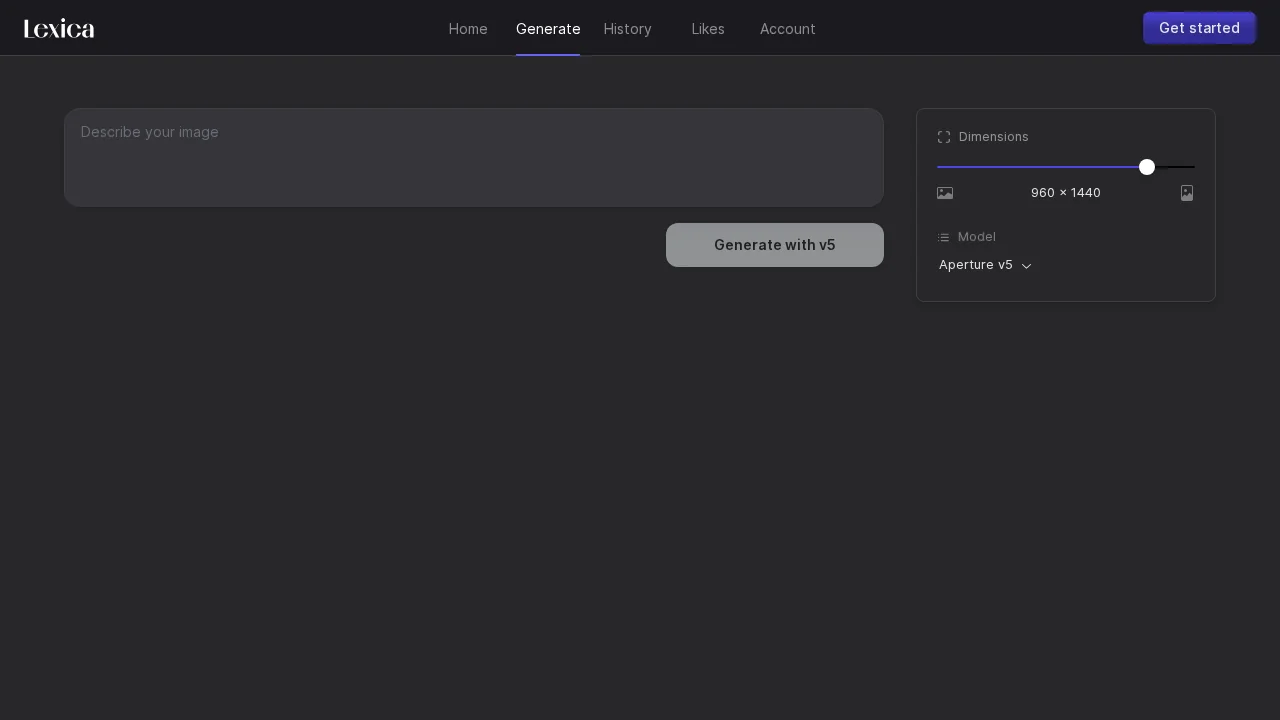 Lexica Aperture screenshot 1