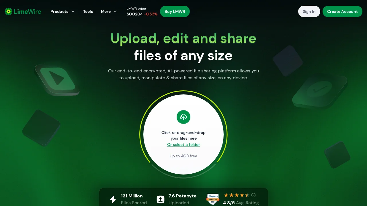 LimeWire screenshot 1