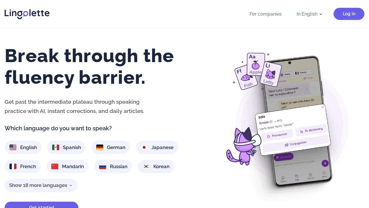 Lingolette screenshot 1