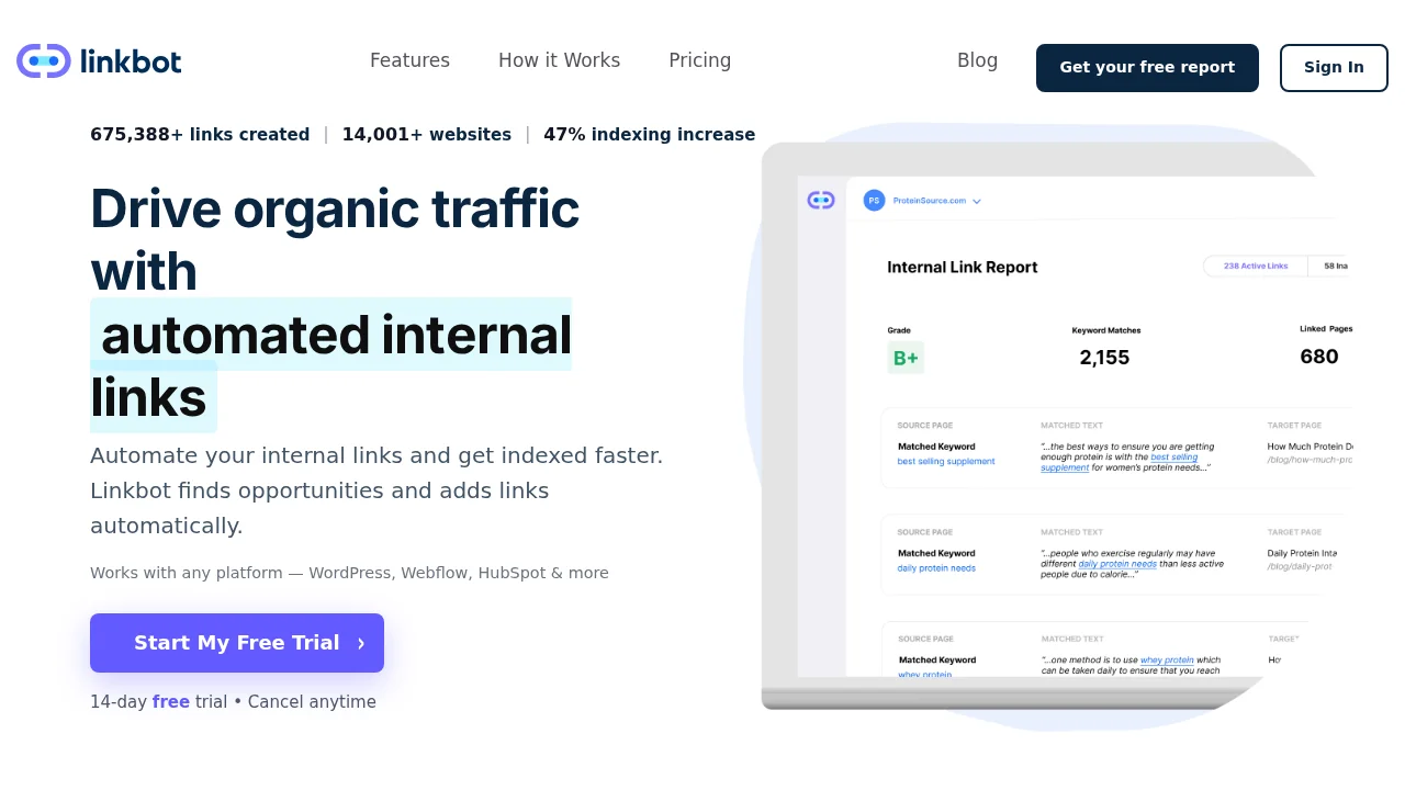 Linkbot screenshot 1