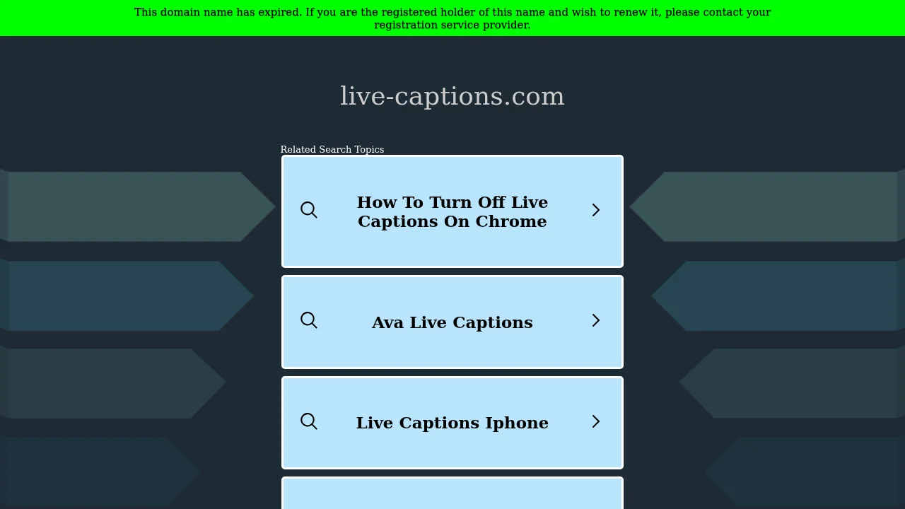 Live Captions screenshot 1