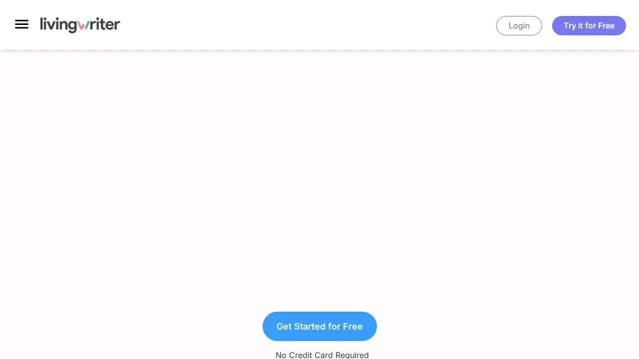 LivingWriter screenshot 1