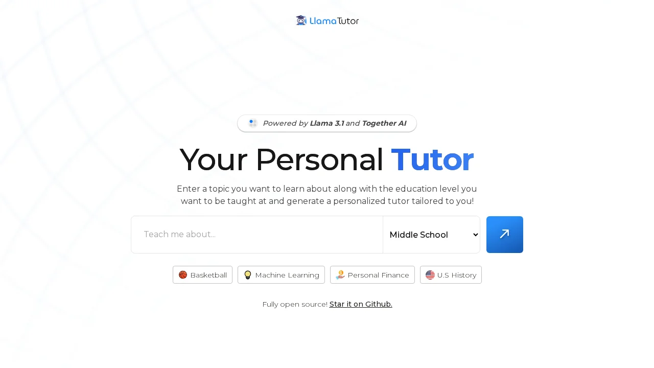 Llama Tutor screenshot 1