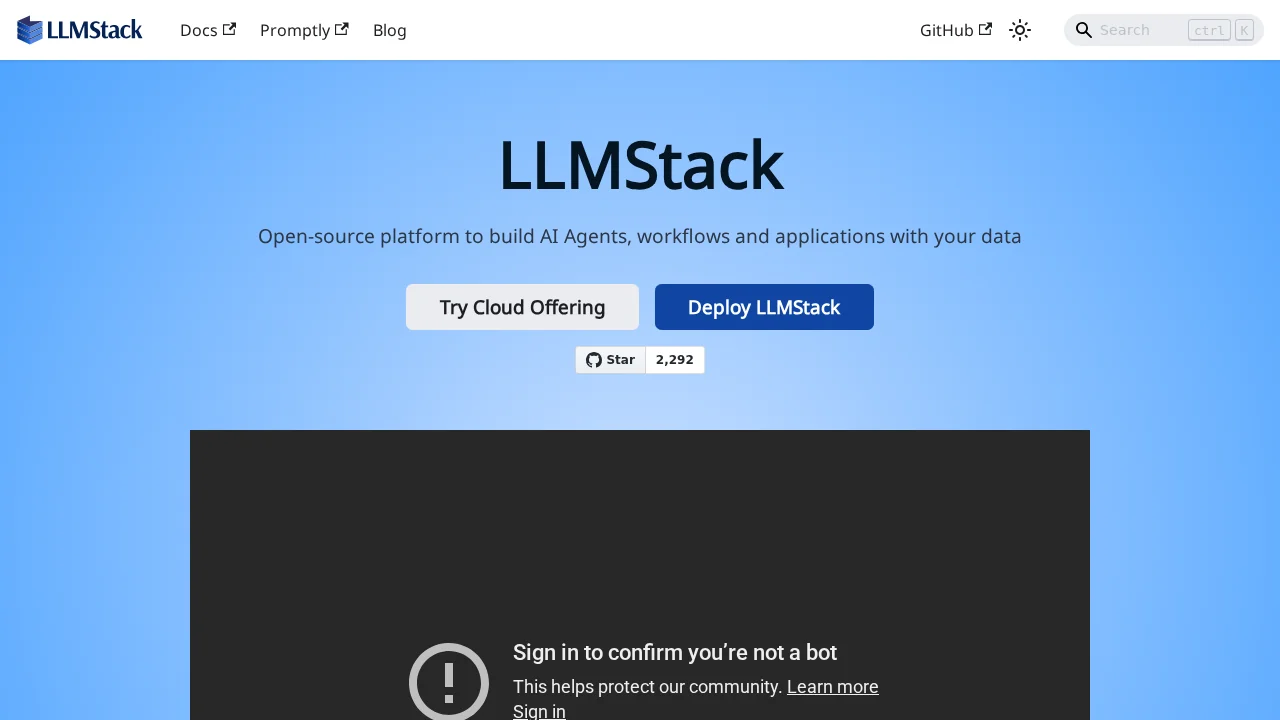 LLMStack screenshot 1
