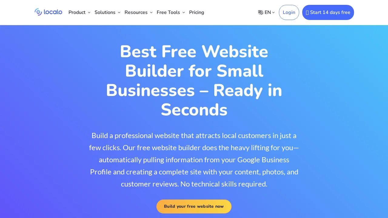 Localo Sites screenshot 1