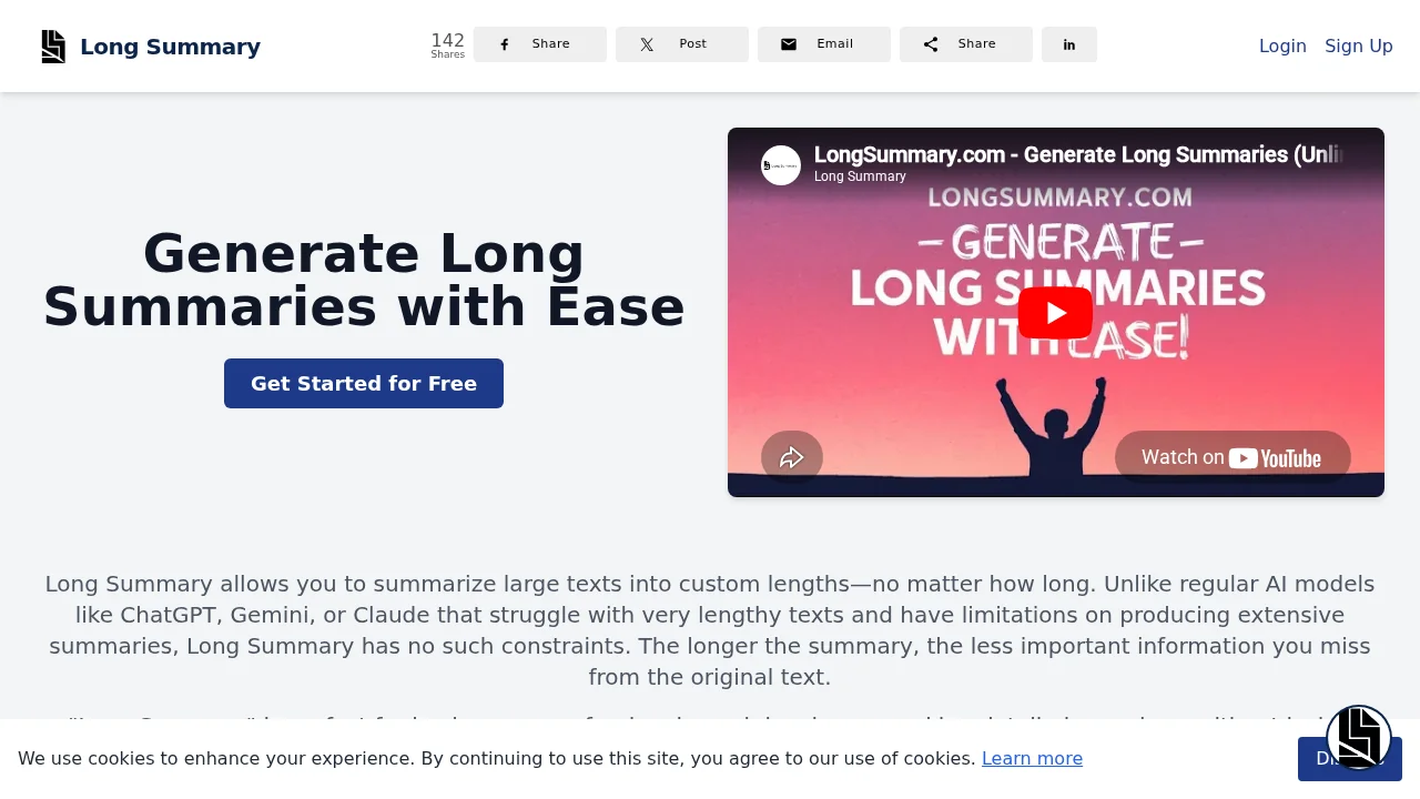 Long Summary screenshot 1