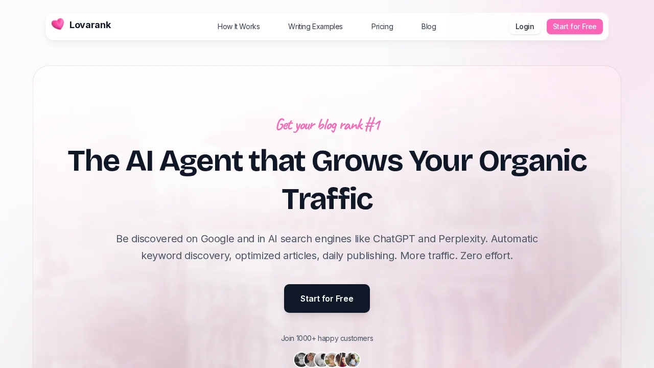 Lovarank screenshot 1