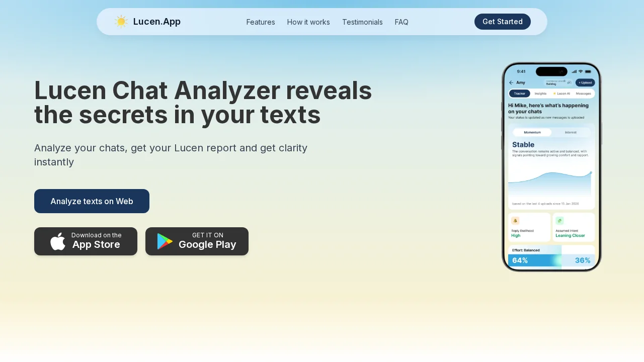 Lucen.app screenshot 1
