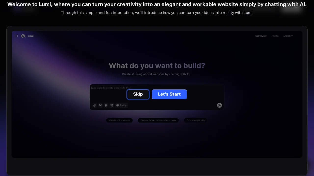 Lumi.new screenshot 1