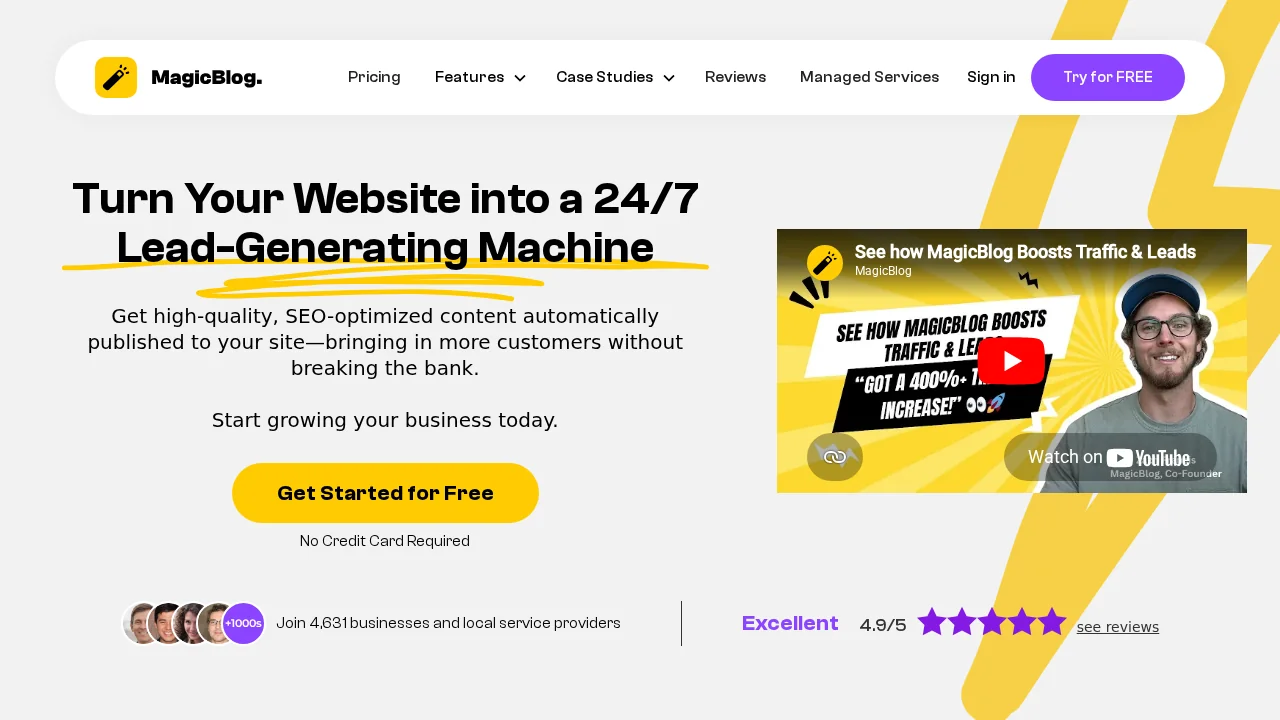 MagicBlog screenshot 1