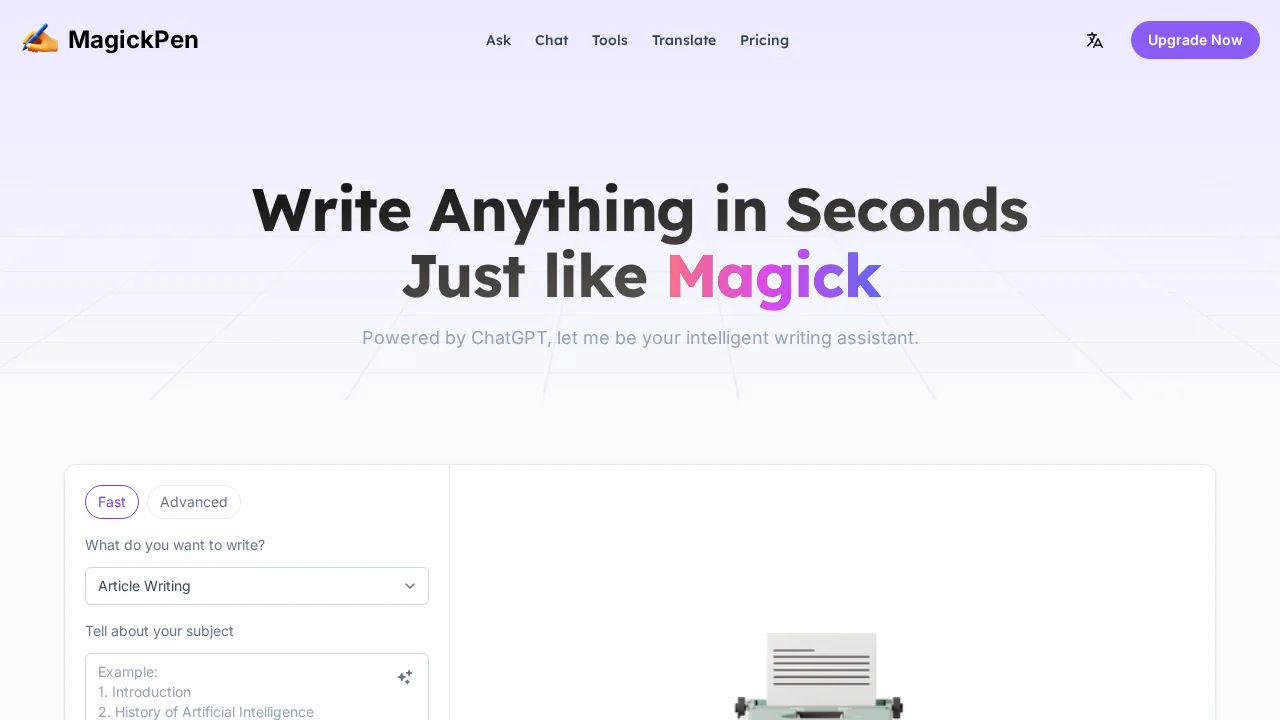 Magickpen screenshot 1