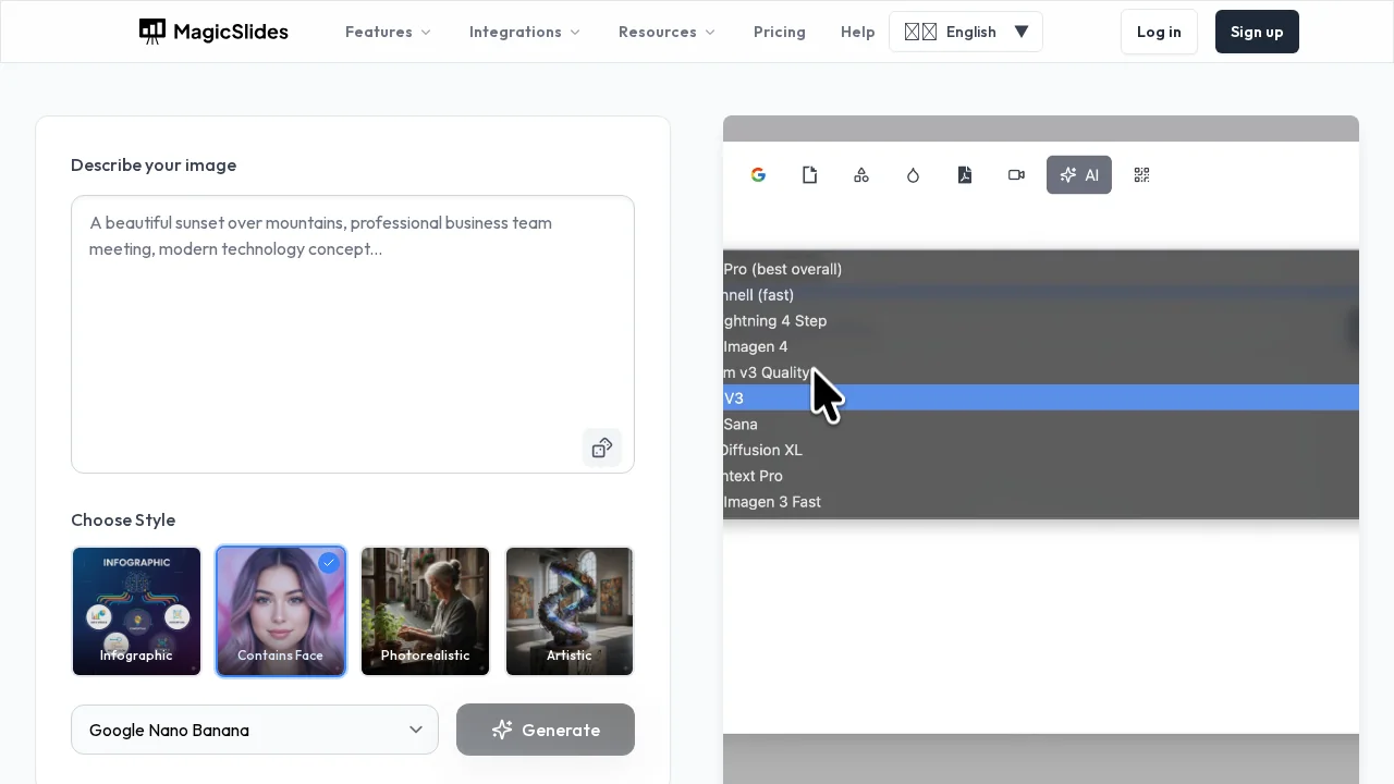 MagicSlides.app AI Image Generator screenshot 1