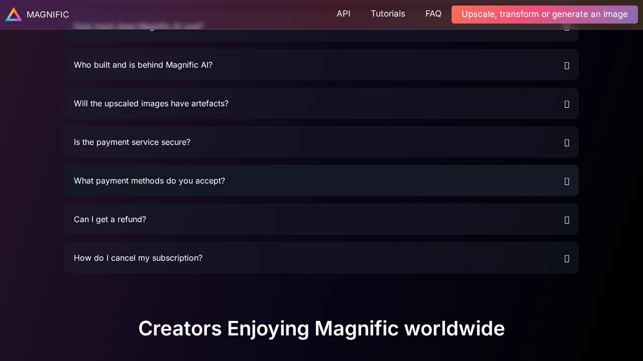 Magnific screenshot 1