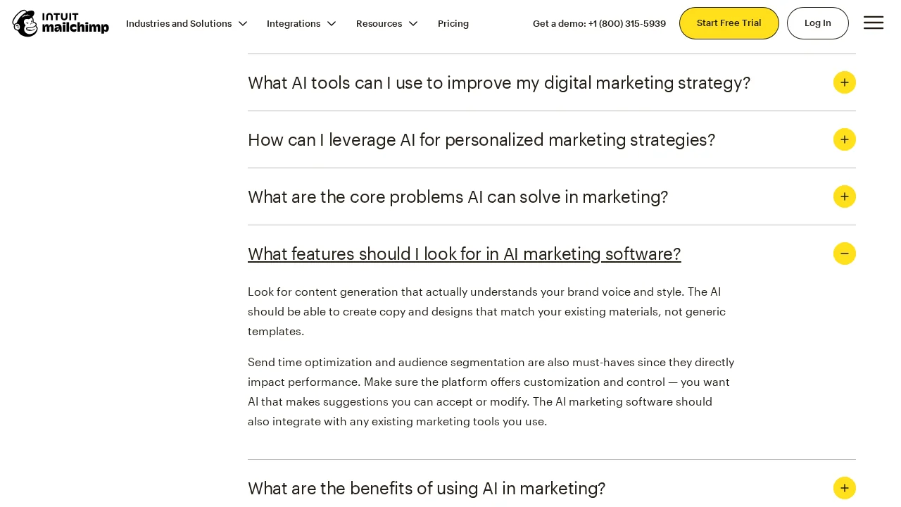 Mailchimp Intuit Assist screenshot 1
