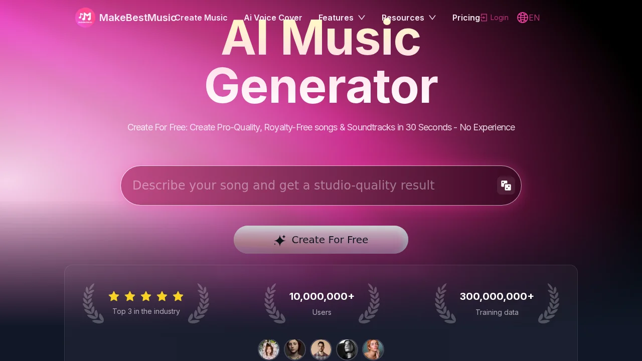MakeBestMusic-Al Song Generator screenshot 1