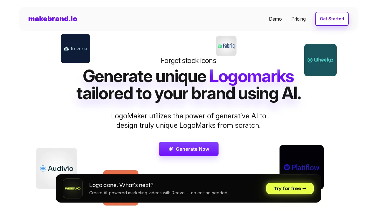 makebrand logomaker screenshot 1