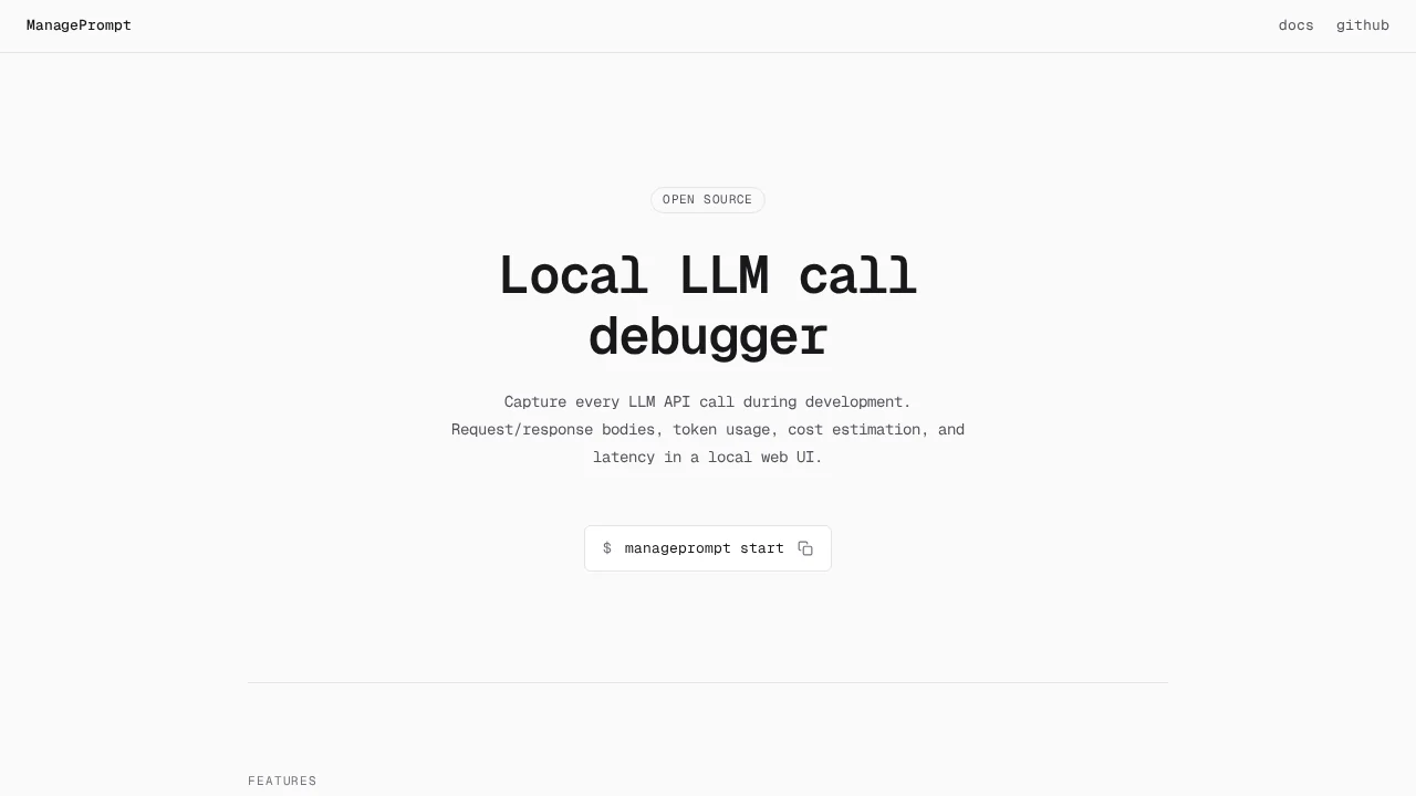 ManagePrompt screenshot 1
