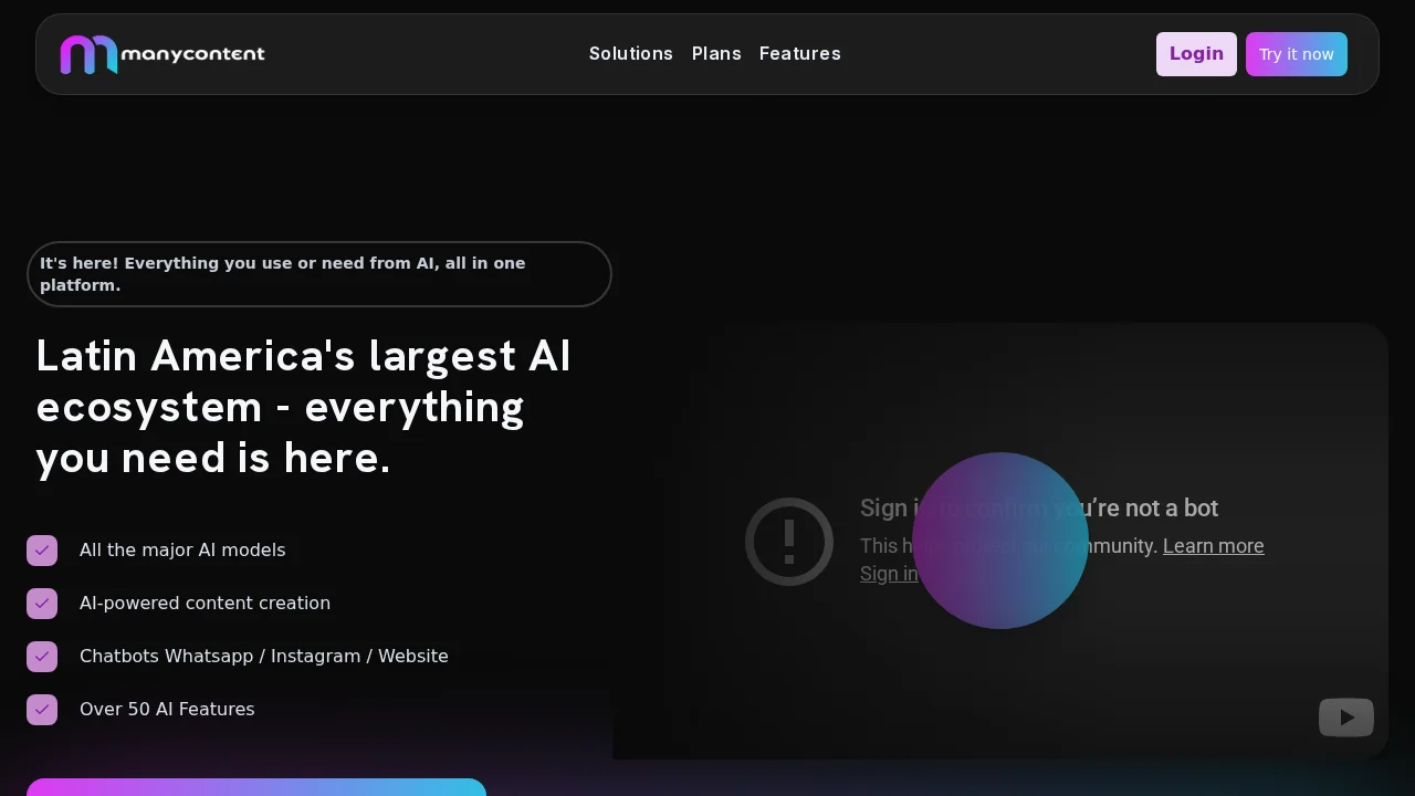 Manycontent screenshot 1