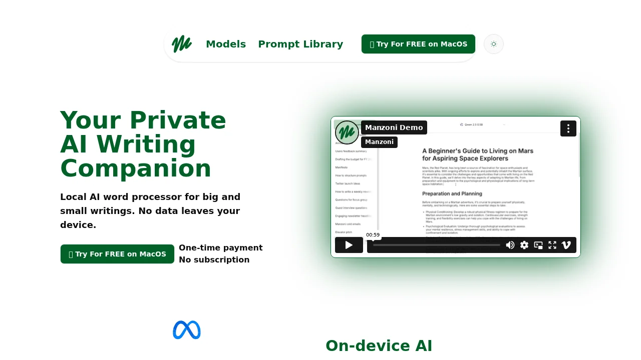 Manzoni screenshot 1