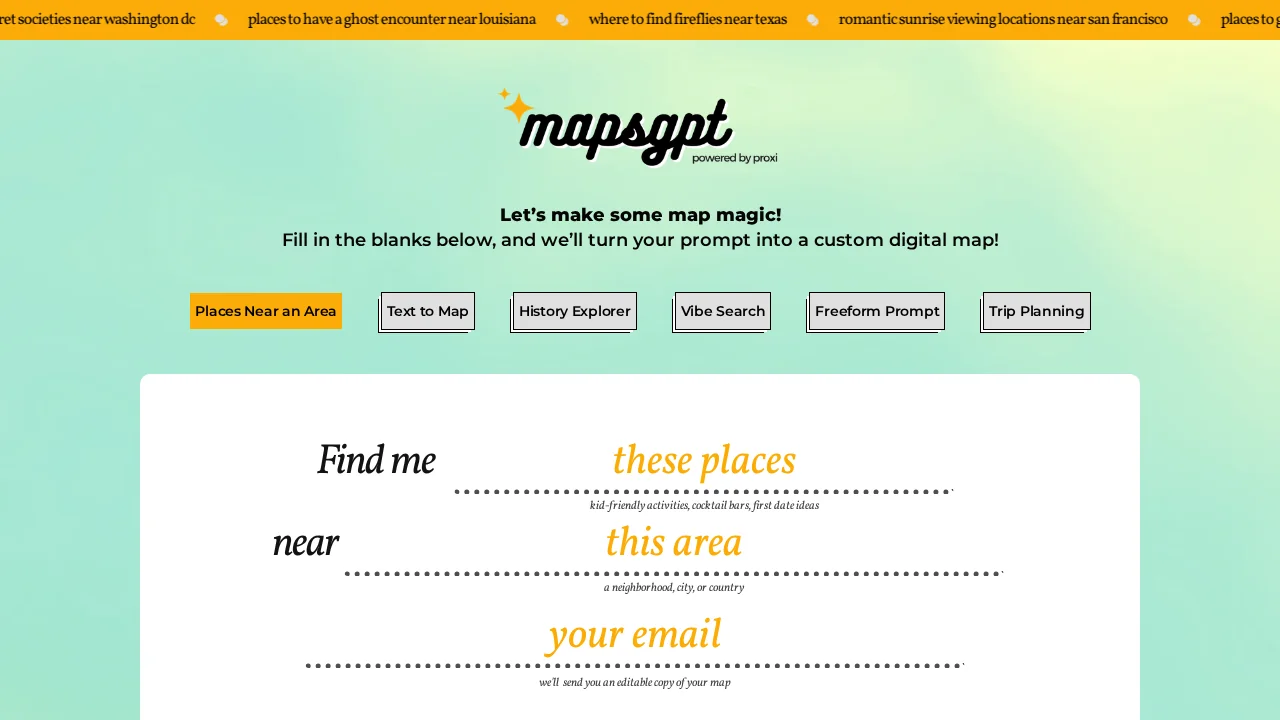 MapsGPT screenshot 1
