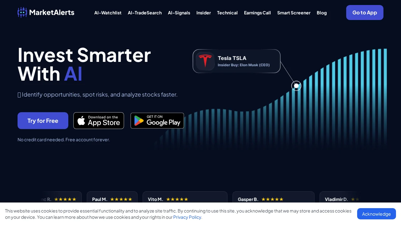 MarketAlerts.ai screenshot 1
