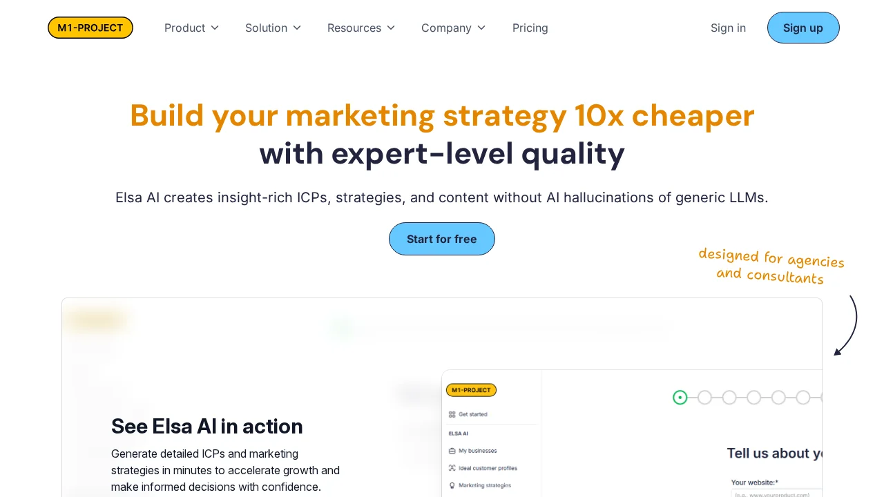 Marketing Assistant (Elsa AI) screenshot 1