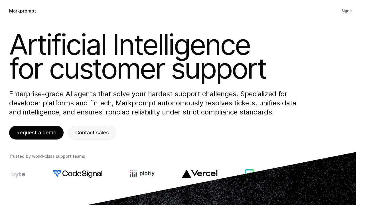 Markprompt screenshot 1