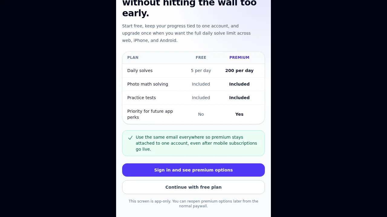 MathAI GPT screenshot 1