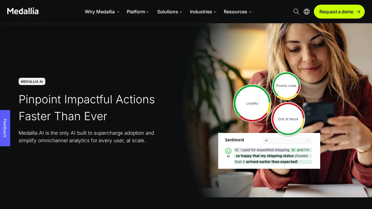 Medallia AI screenshot 1
