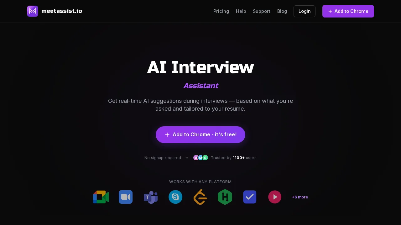 MeetAssist screenshot 1