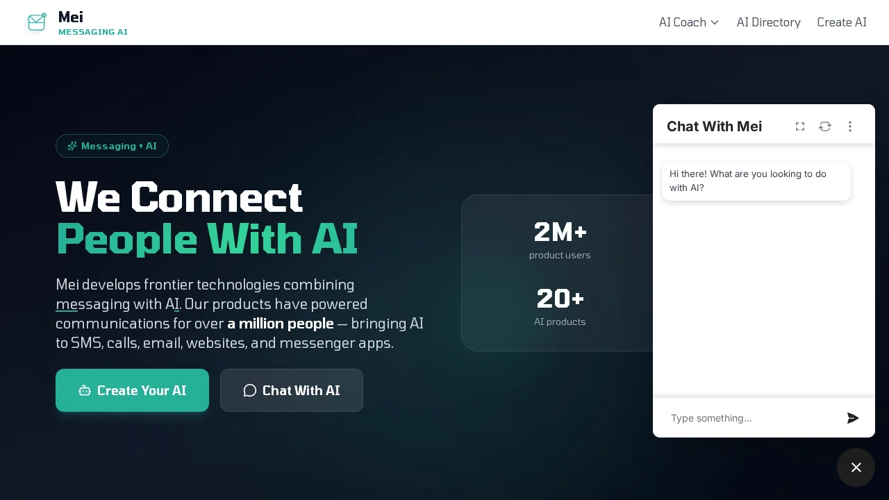 Mei | Messaging With AI screenshot 1