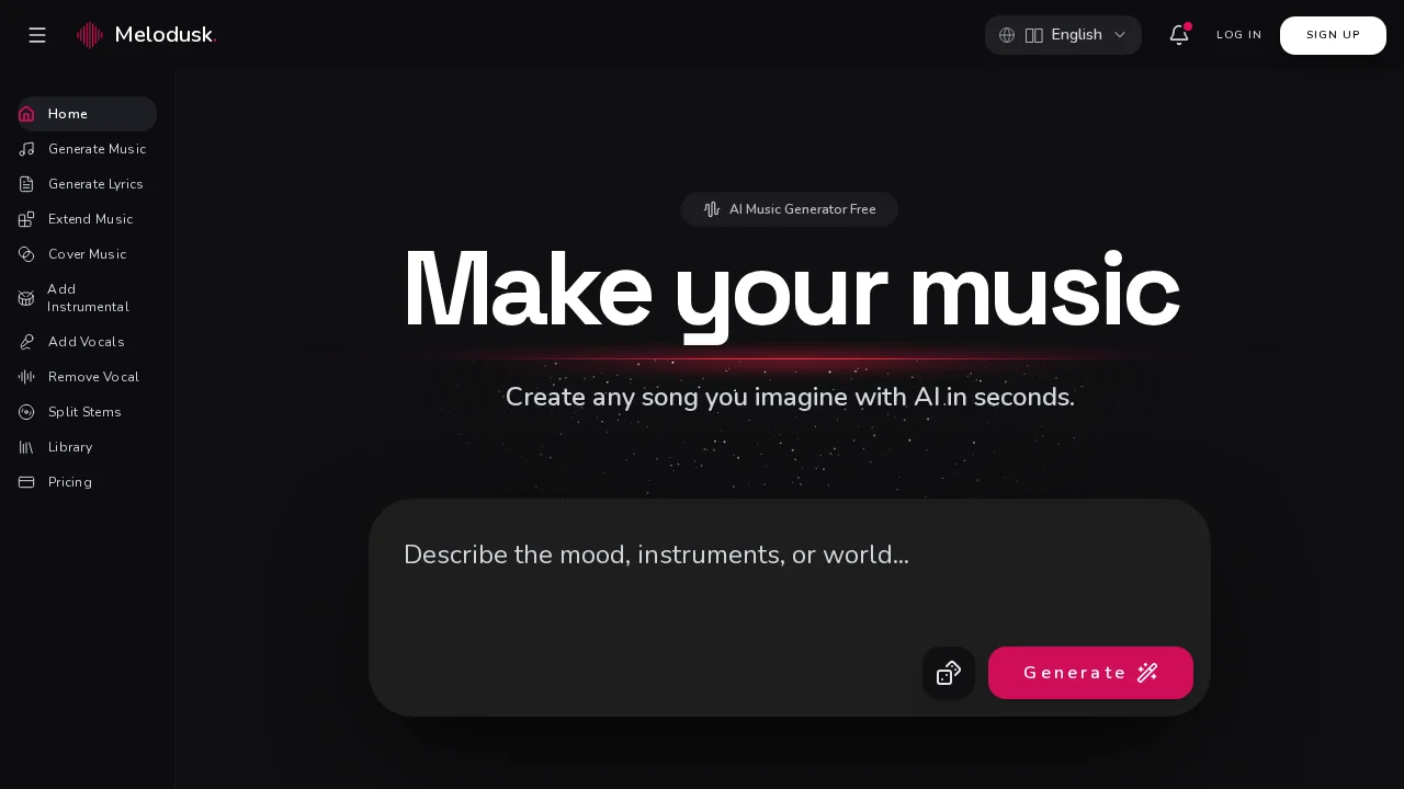 Melodusk - AI Music Maker screenshot 1