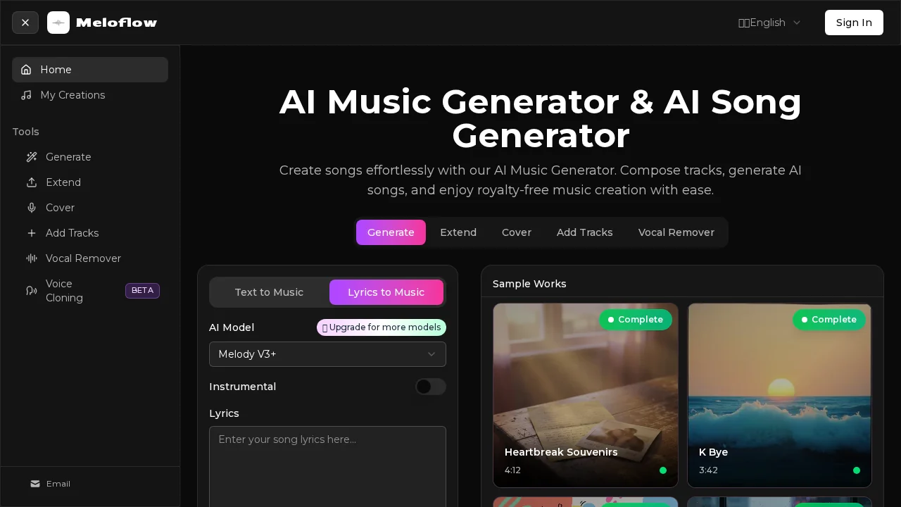 Meloflow AI screenshot 1