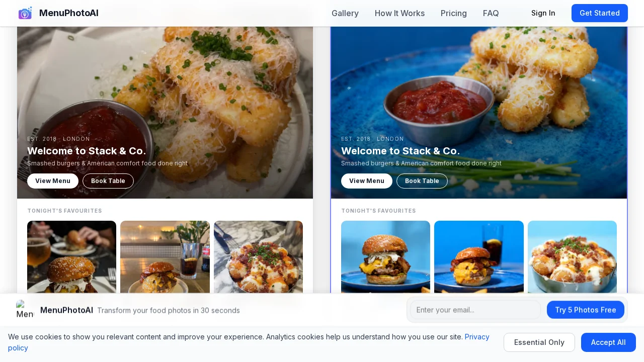 MenuPhotoAI screenshot 1