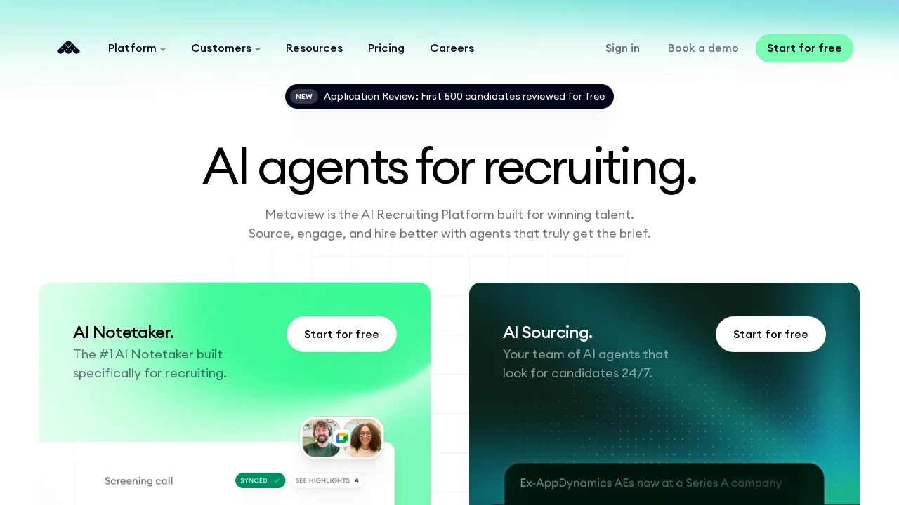 Metaview screenshot 1